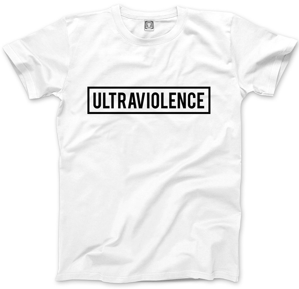 HotScamp Ultraviolence Men's Unisex T-Shirt - White X-Large