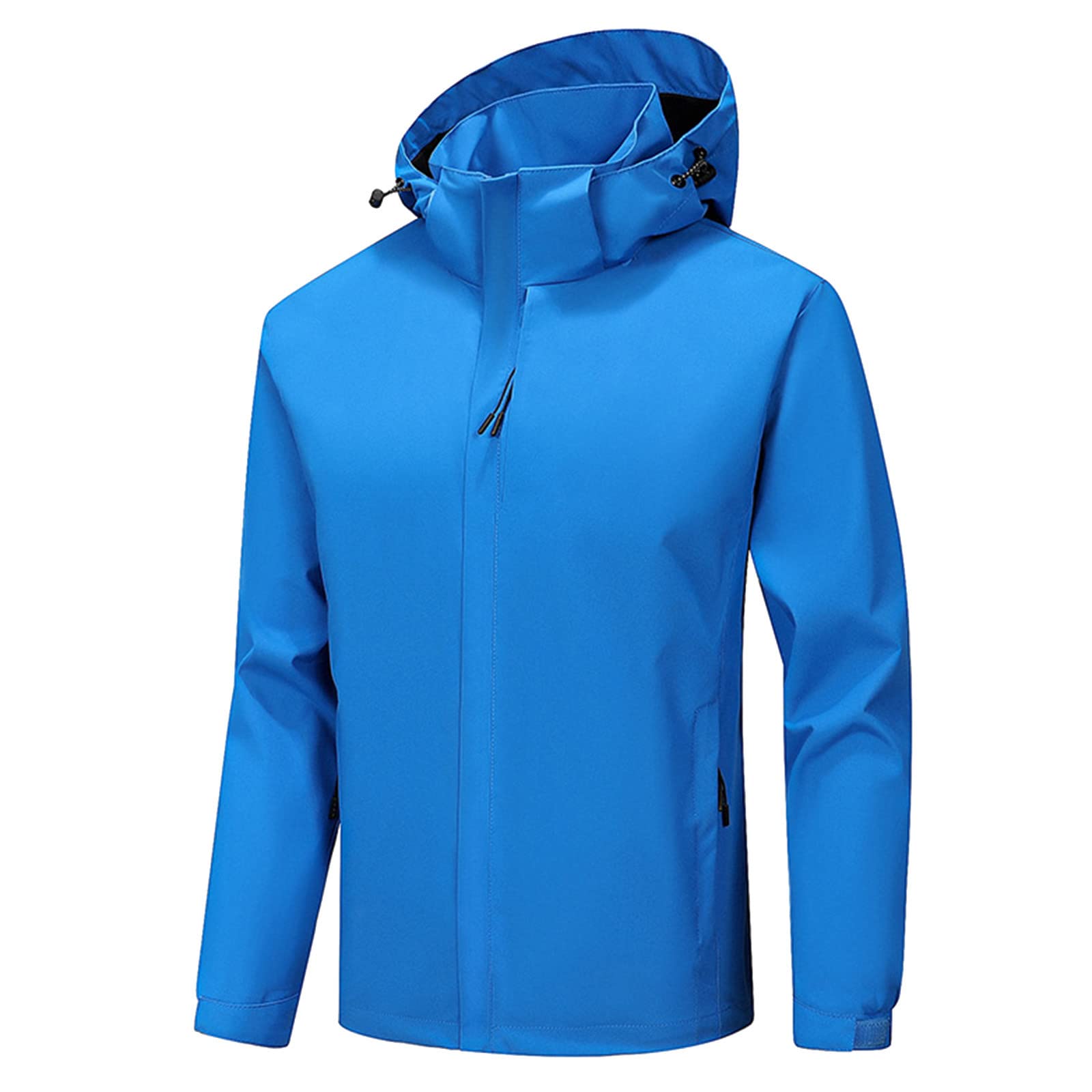 Giacca Impermeabile Uomo Antivento, Giacchetto Estivo Uomo, Primavera Giacca da Trekking Impermeabile Giacca da Pioggia Antivento Giacche Leggera da Transizione Giacca a Vento Giacca Mezza Stagione