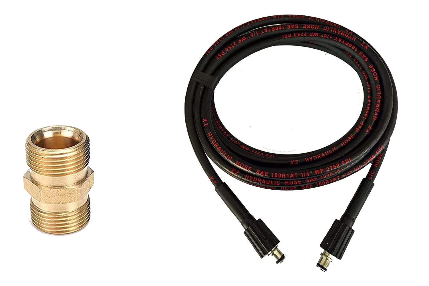 AMMK POWER TOOLS High Pressure Washer 2750 PSI 8 Meter Output Hydraulic Hose Pipe Black Color Steel Threaded with M22 Connector-picture-13
