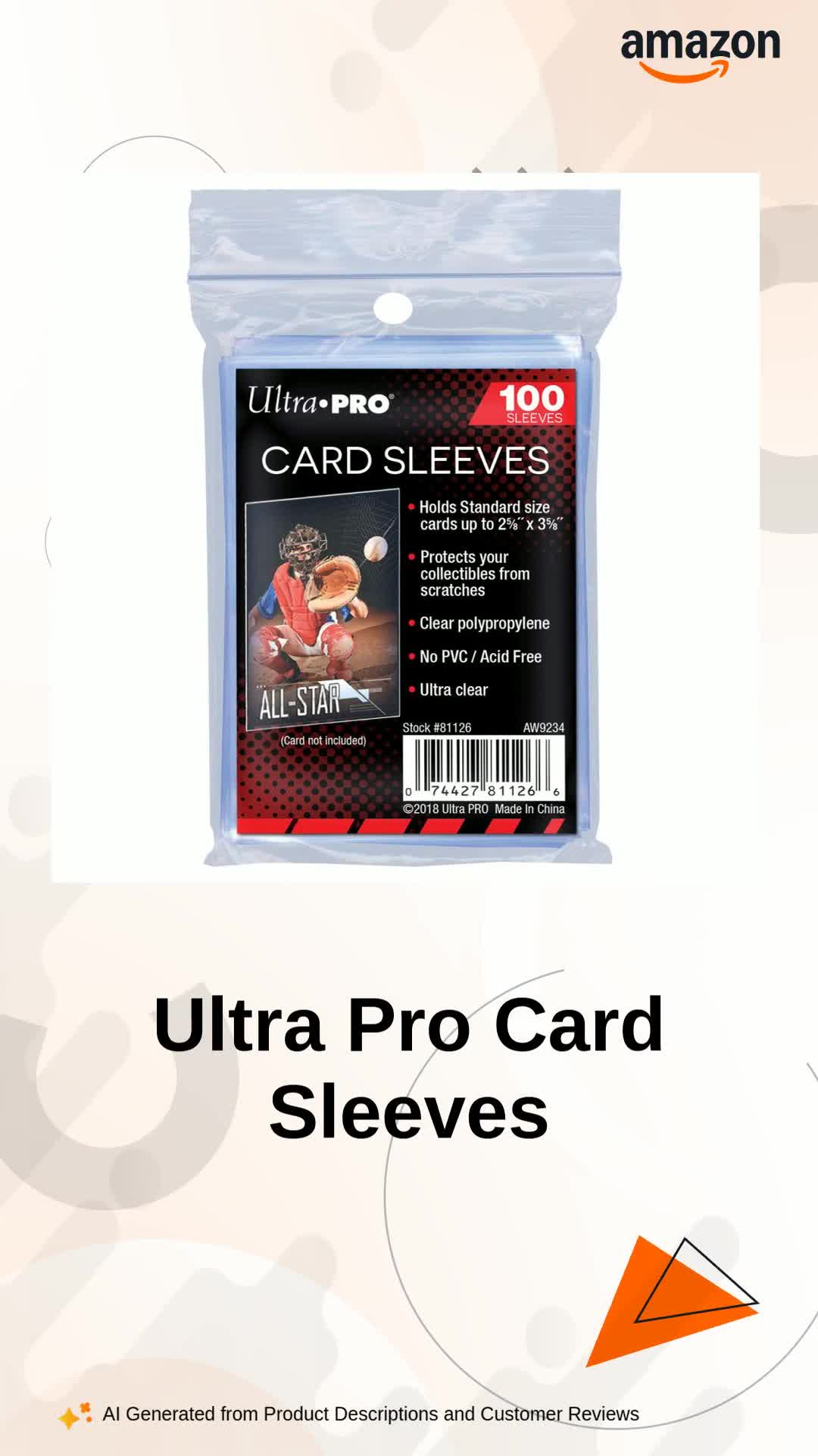 Ultra Pro 100 Soft Sleeves / Penny Sleeves for Pokemon, Magic, and Standard-Sized Sports and Trading Cards : Amazon.in: Toys & Games Ultra Pro 100 Soft Sleeves / Penny Sleeves for Pokemon, Magic, and Standard-Sized Sports and Trading Cards : Amazon.in: Toys & Games