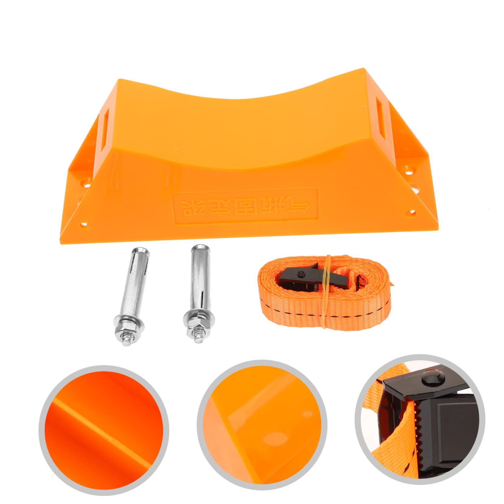 Zerodeko Supporto Per Bombola Di Propano 40l a Parete Con Cinghia Di Sicurezza, Struttura in Abs e Pp Resistente, Facile Da Installare Per Bombole Di Gas e Serbatoi Industriali