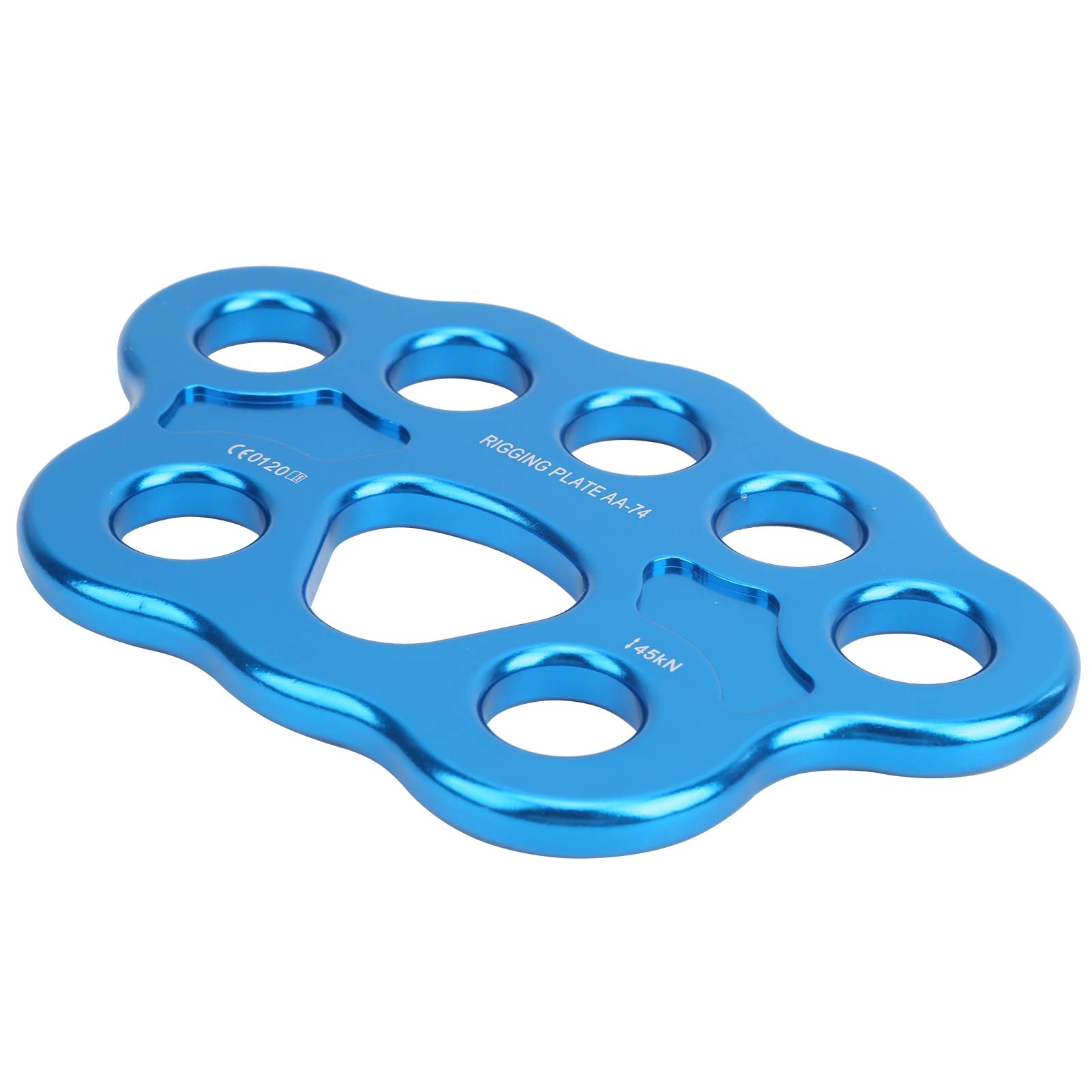 GLOGLOW Klettern 45KN 8-Loch Rigging Platte Split Divide Connector Bergsteigen Werkzeuge