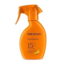 Bilboa Carotissima, Solare Trigger SPF 15, Abbronzante Corpo, Formula con Betacarotene, Mette l’Abbronzatura Nero su Bianco, Resistente all’Acqua, Dermatologicamente Testato, 200 ml
