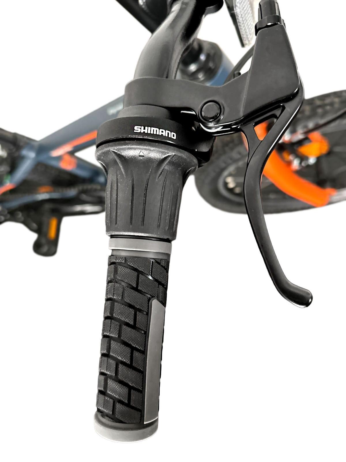 Grizz 20 Zoll Mountainbike - Leichter Aluminiumrahmen - 7-Gang Shimano