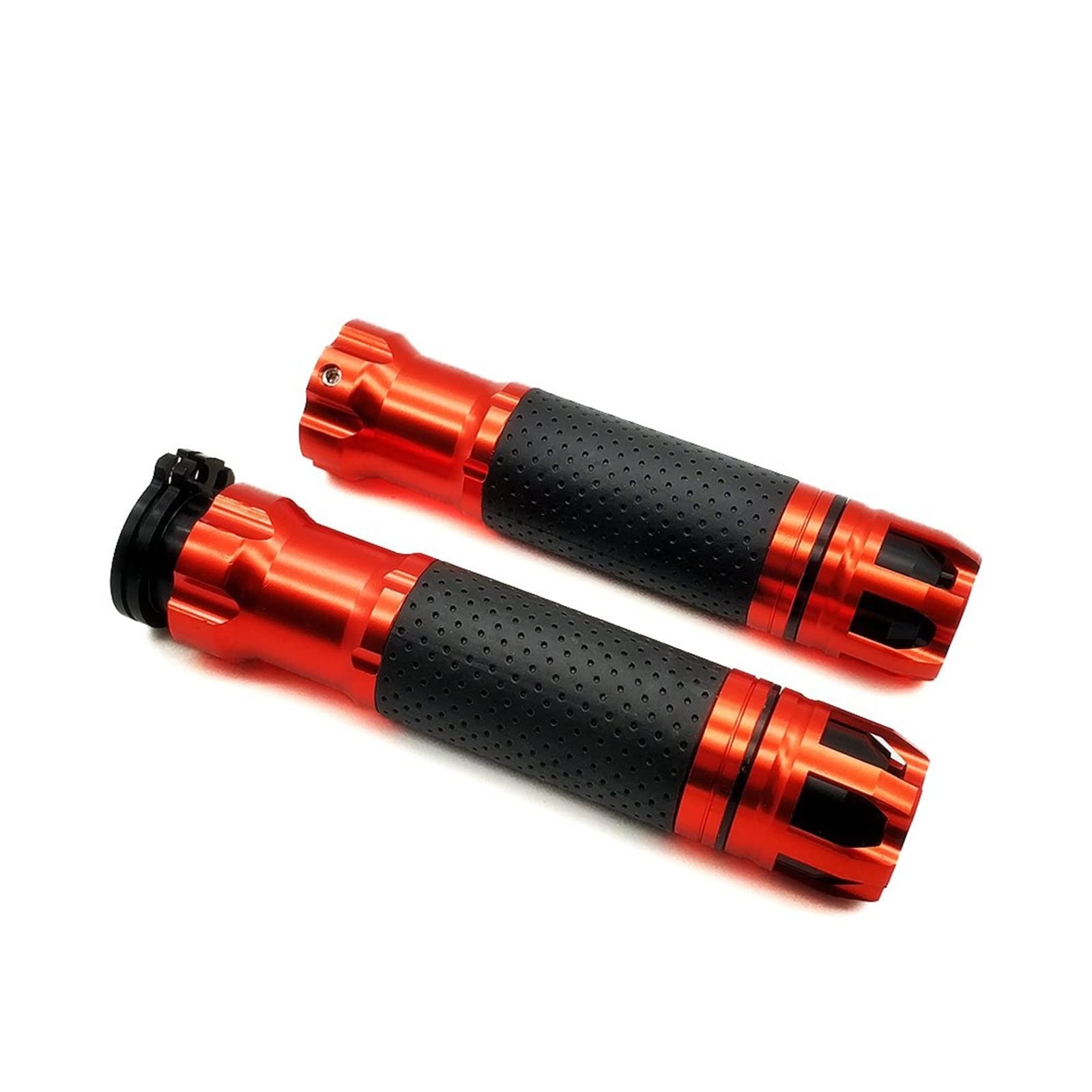 Poignée de guidon de moto orange CNC universelle pour XJ6 et XSR 700