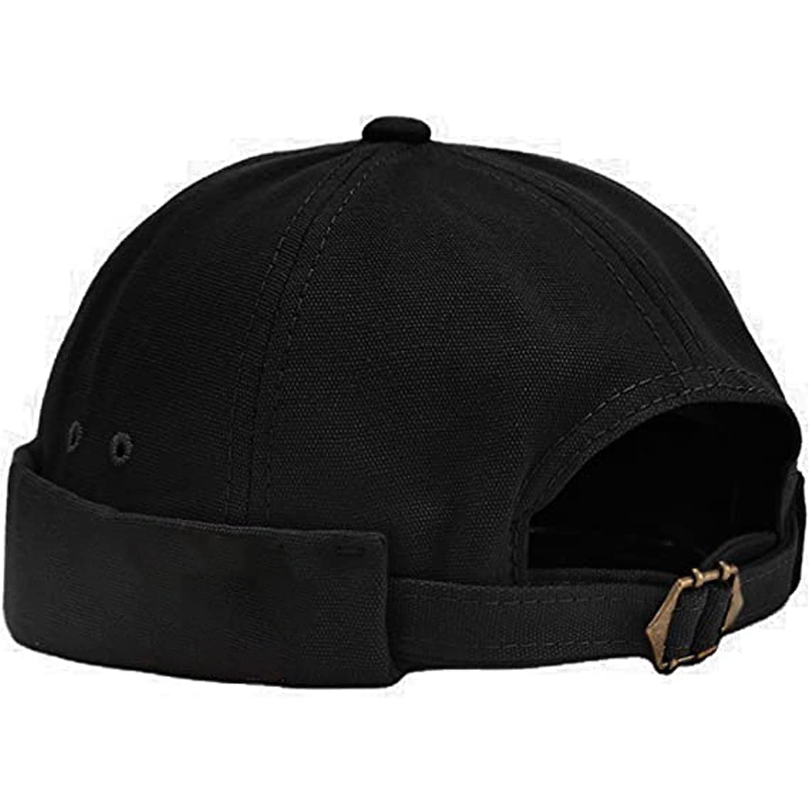 XYIYI Mens Docker Cap Brimless Hats Skullcap Worker Sailor Cap Rolled Cuff Retro Beanie Hat