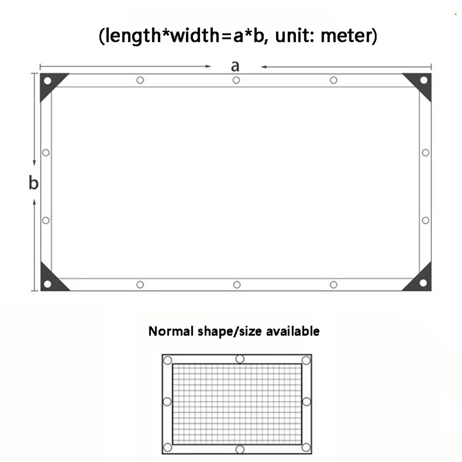 Malla de sombreo para Invernadero de 8x8 m, Lona de HDPE con Ojales Reforzados. Proporciona un 75% de Sombra para refrescar Patios. Ideal para perreras, gallineros y Plantas.