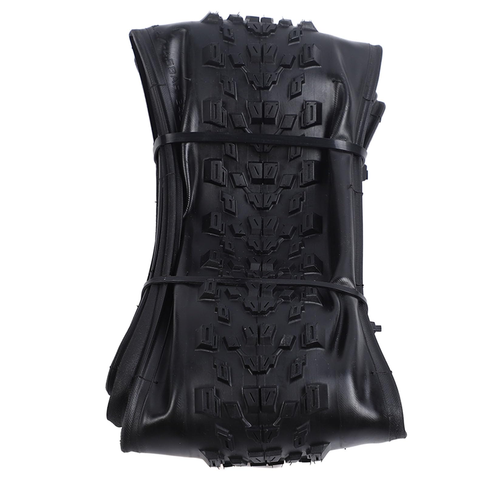 27.5x2.20 Tarilla Externa de montaña Plegable, Material de Goma con patrón de Deslizamiento, excelente Drenaje para Carreteras montañosas de la Ciudad, Conveniente reemplazo de (Full Black)