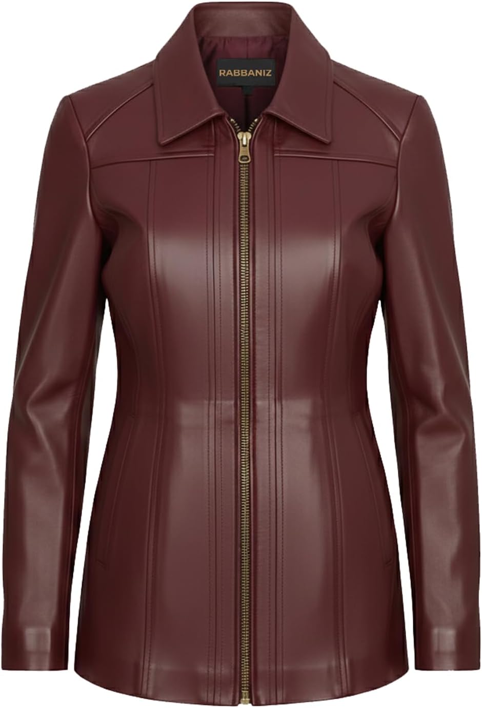 Real Leather Jacket Women - Real Lambskin Leather Car Coats For Women's - Casual Coat Style Women's Trench Coats - Image 2