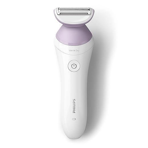 Aparador de Pelos Elétrico Philips Lady Shaver Series 6000 BRL136/00 À Prova d'água Bivolt - 4 Acessórios
