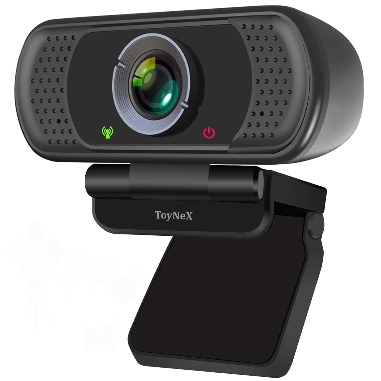 full hd 1080p webcam with microphone, pro streaming computer camera, widescreen usb web camera for desktop pc laptop.(black)