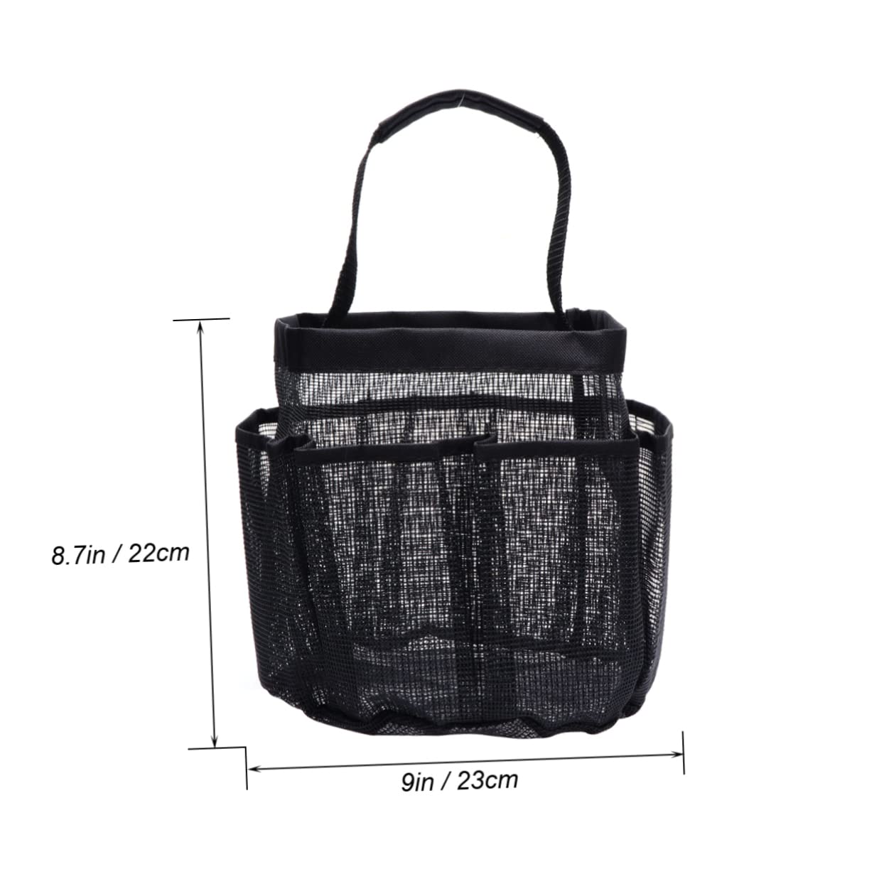 FRCOLOR 2pezzi Borsa Da Bagno Oxford Con Organizer Resistente Per Cosmetici Articoli Da Toeletta e Asciugamani Per Viaggio Palestra e Campeggio Nero