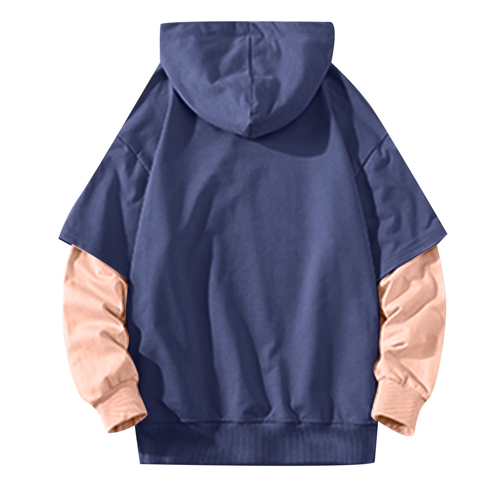 Hoodie Uomo Texture Morbida Felpa Casual Maglia Cotone Pullover Urbano Quotidiano Primavera Autunno