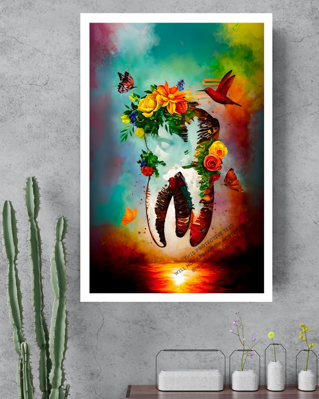 Beautiful coloured Dental Clinic poster without frame StatusRing