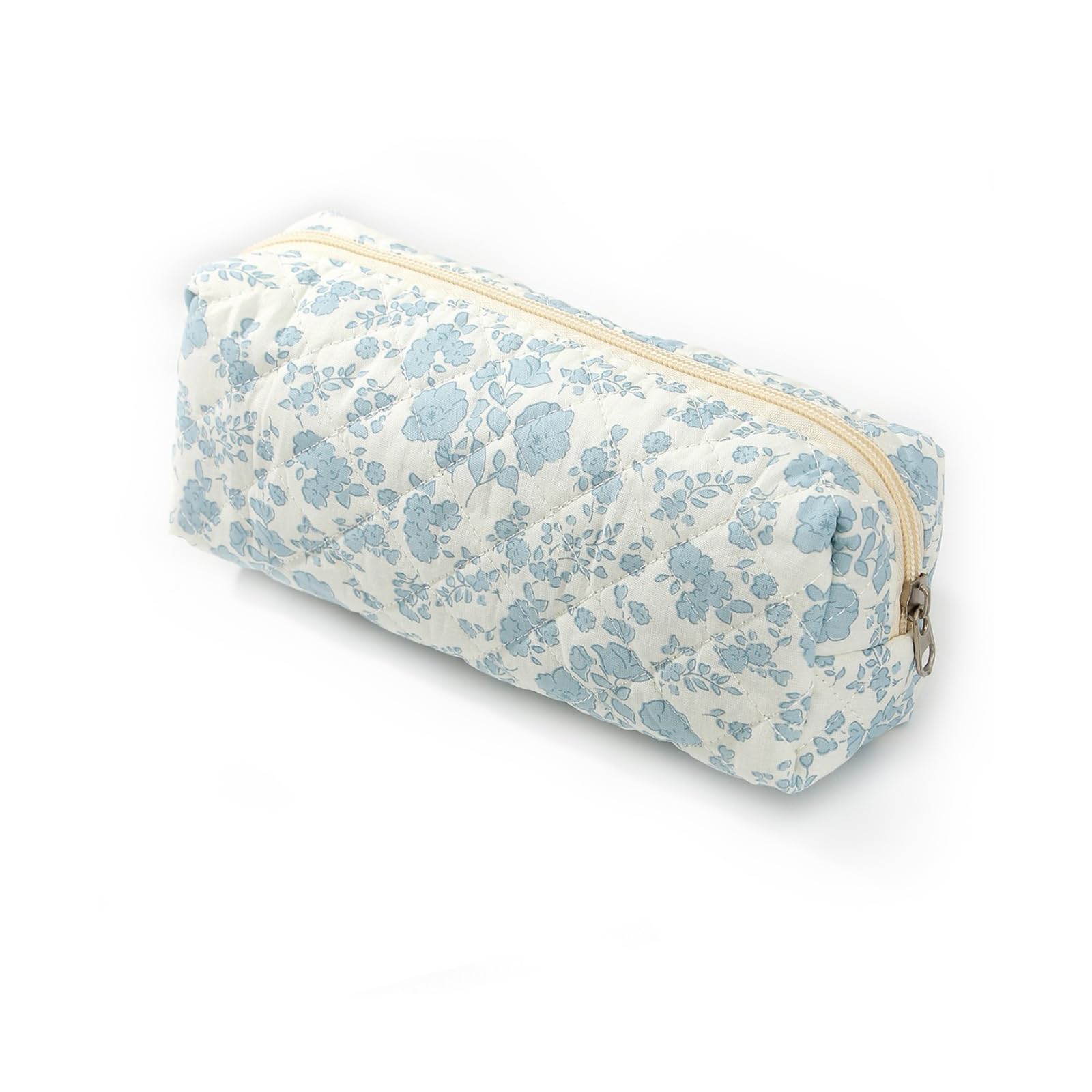 Qiwenr Pencil Case, Cosmetic Bag, Aesthetic Pencil Case, Floral Pattern Toiletry Bag, for Makeup Bags, Wallets, Suitable for Daily use and Travel