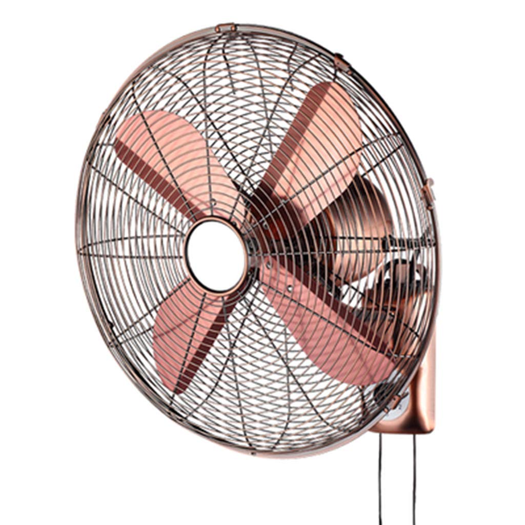 Ventilador oscilante de pared con mando a distancia, diseño retro industrial, 3 velocidades ajustables para el hogar y el taller