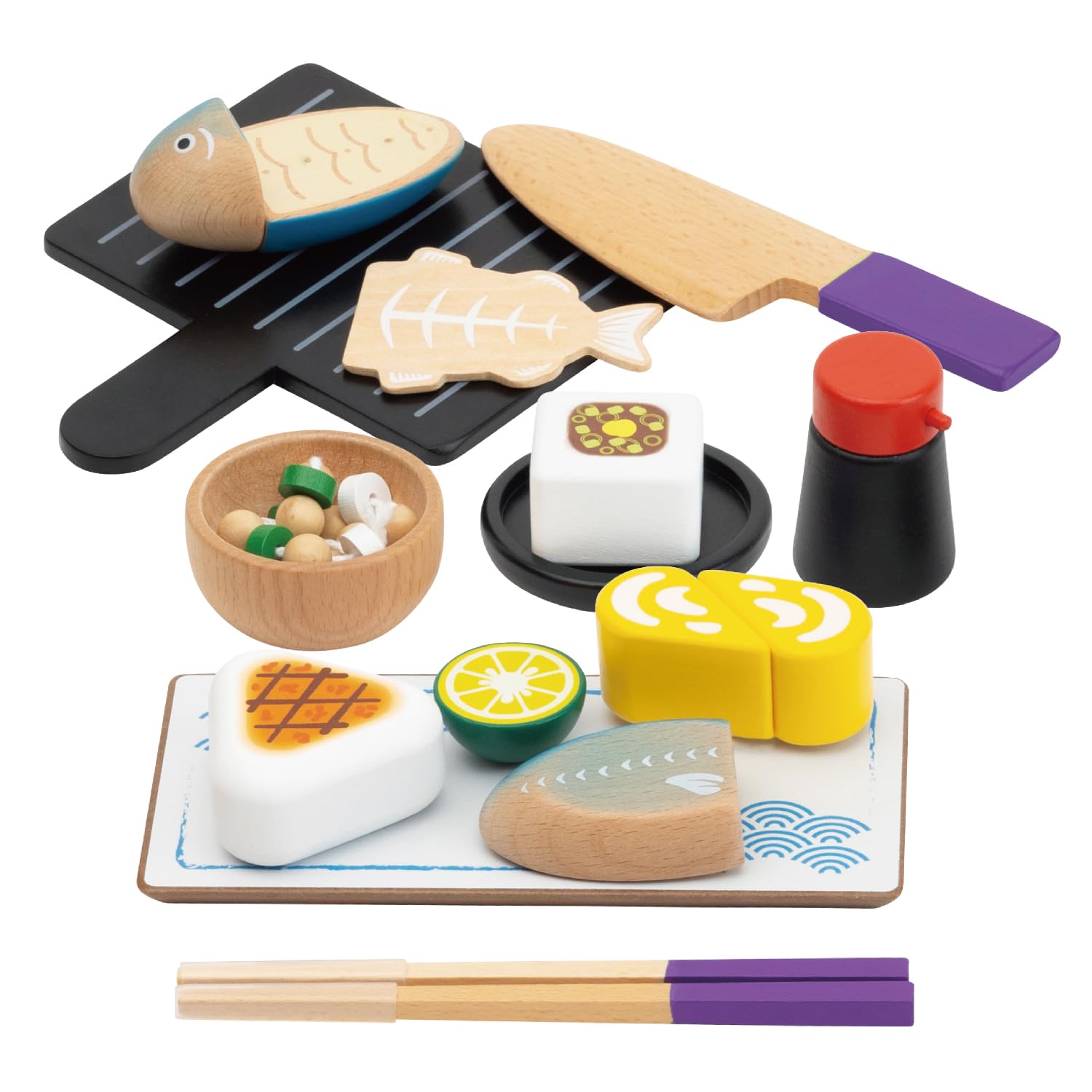 Amazon | はじめてのおままごと 和食セット マグネット 木のおもちゃ 