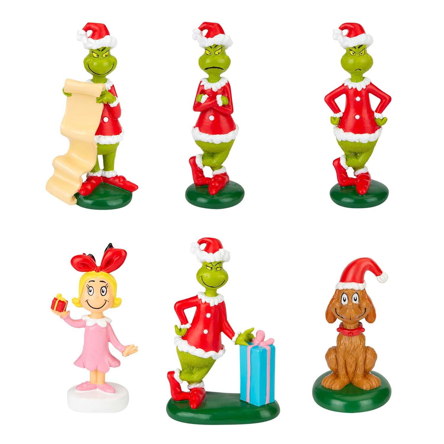 Grinch Christmas Tree Hanging 3D Decoration 8Cm X 3Cm X 6 Pack from B&Q