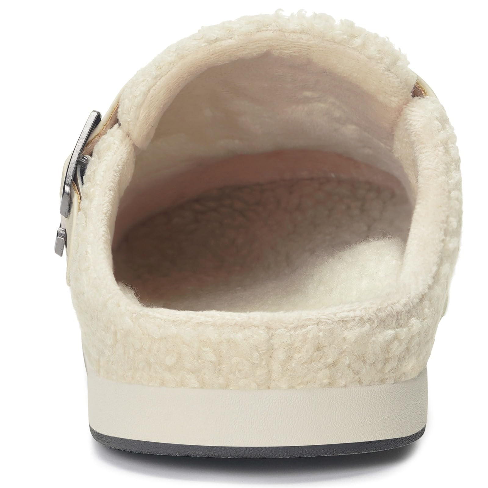 Sisttke Hausschuhe Damen Herren Gefütter Clogs Winter Bequeme Wärme Plüsch Flauschige Haus Pantoletten Gartenschuhe