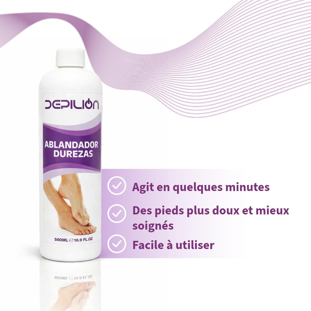 Liquide Anti-Callosités 500 ml - Anti Callosités Pieds Remover