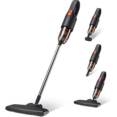 Amazon 22年モデル 超強力吸引 掃除機 コードレス スティッククリーナー ハンディクリーナー 2way Hepaフィルター 充電式 8000pa 30分間連続稼働 すき間ノズル ブラシノズル 軽量 小型 車用掃除機 ホーム 車 カークリーナー お手入れ用品 父の日 プレゼント