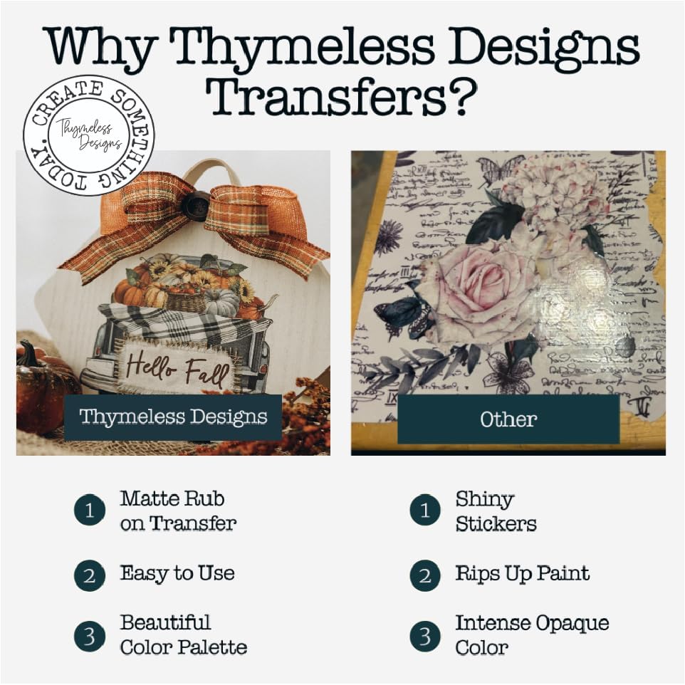 Miniatura 2 de Transferencias para manualidades y muebles  3 hojas de diseño de 6 x 12 pulgadas  Transferencias de decoración del hogar  Calcomanías para muebles y