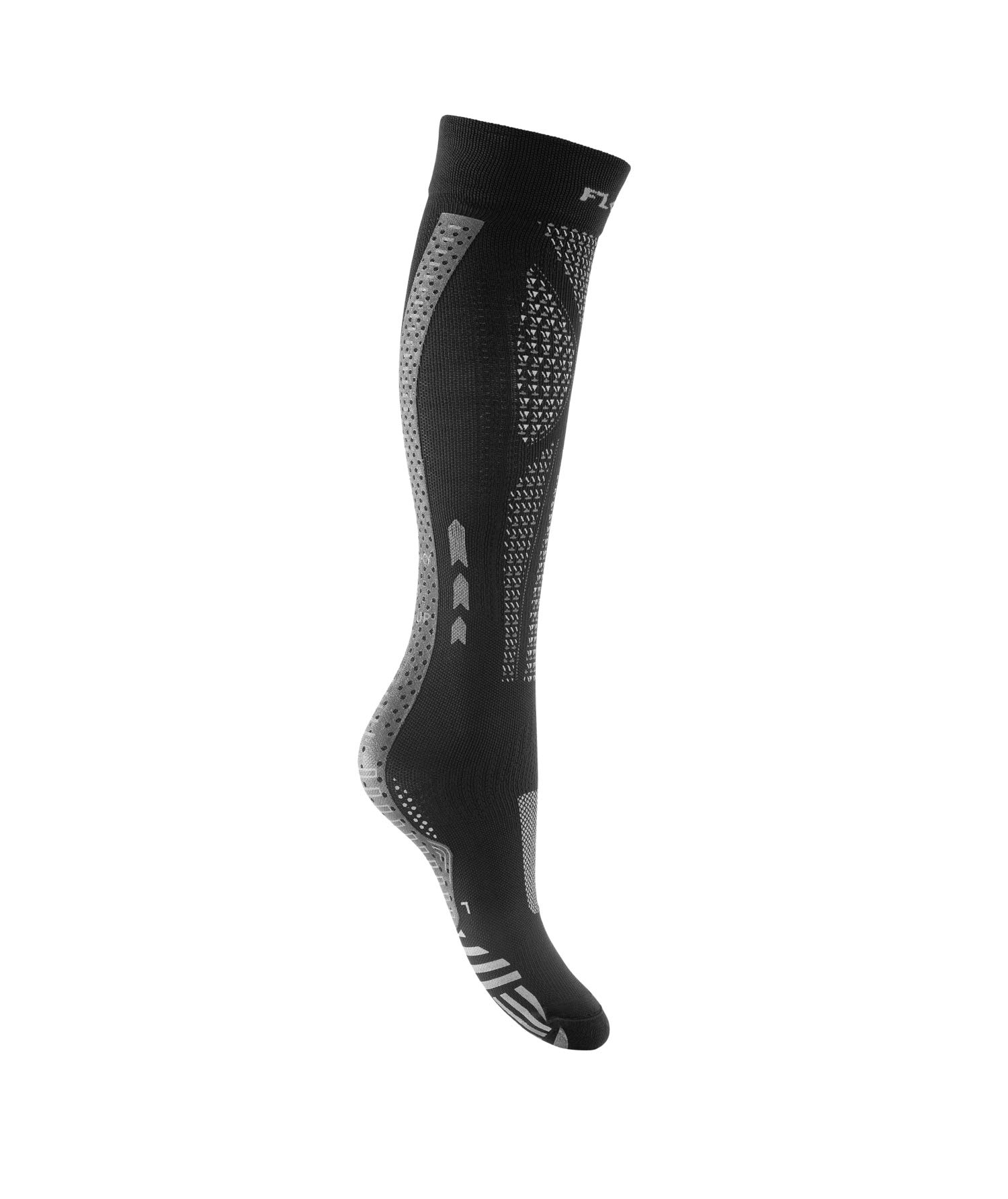 FLOKY, Calze Running Run-Up Long, Calze a Compressione Uomo e Donna, Adatte per attività di Lunga Durata Come Running e Trekking, Protezione dagli infortuni, Aumenta Le Prestazioni, Made in Italy
