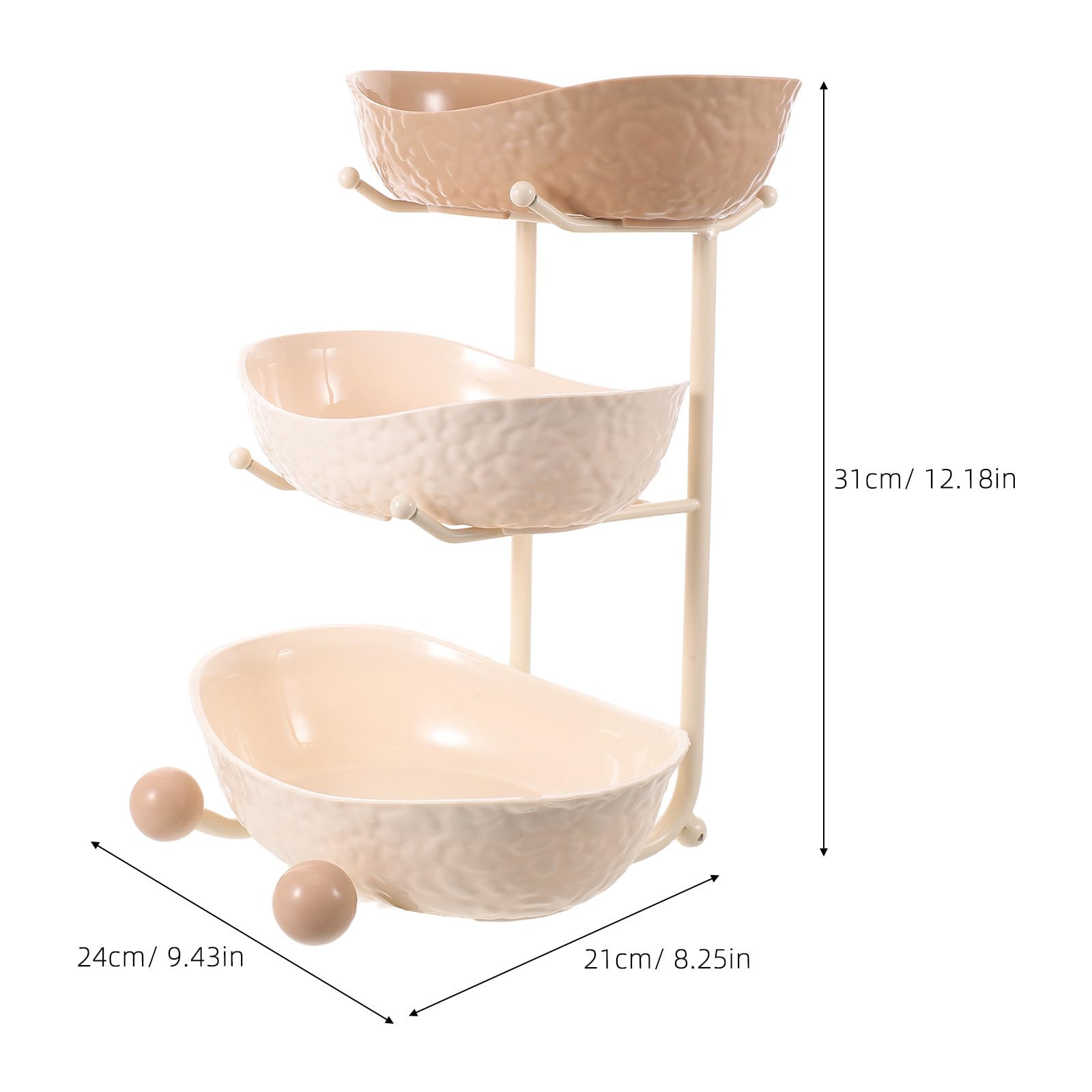 ULTECHNOVO Varios Niveles de Niveles con Soporte Metálico