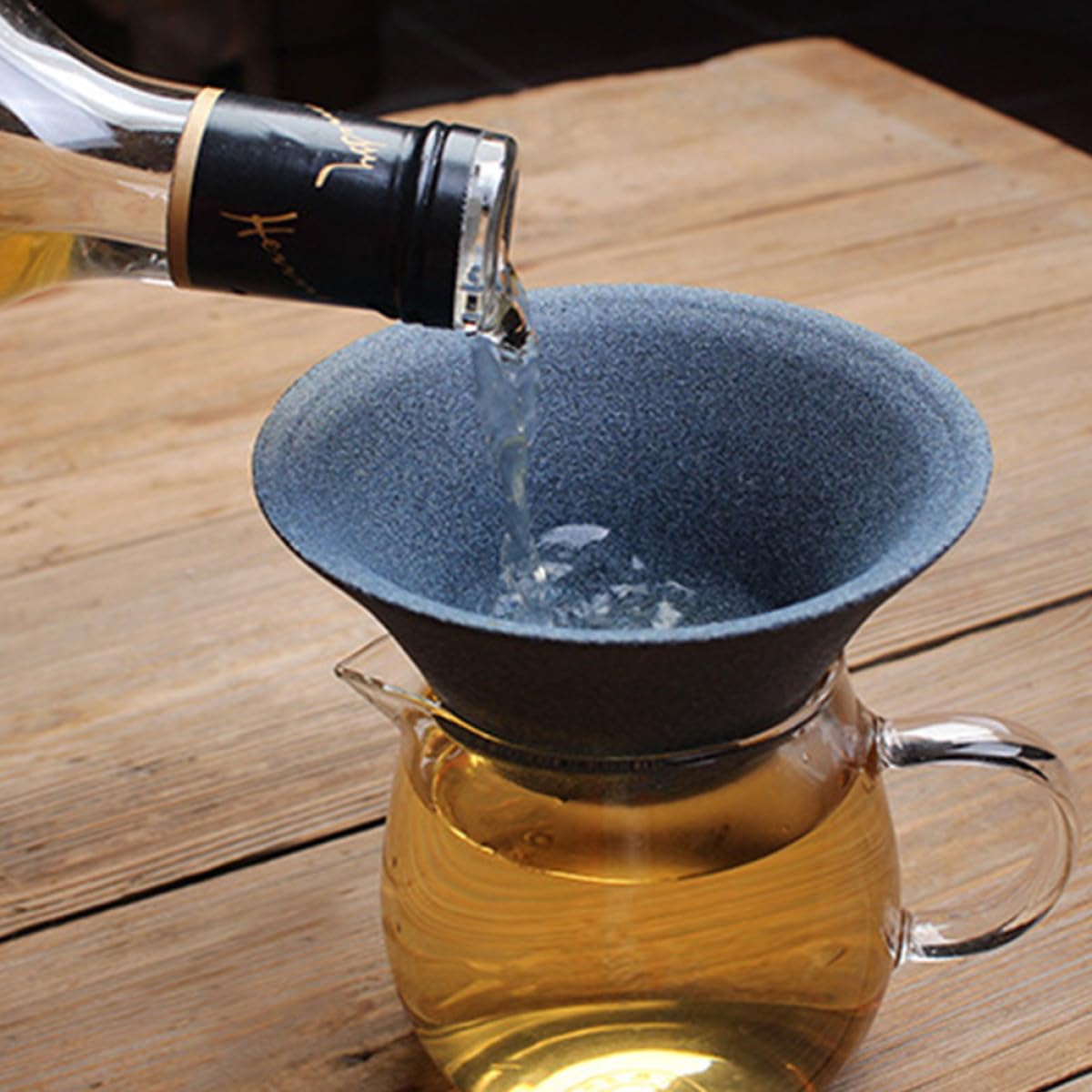 Taza de Filtro Resistente Oxidación para Infusiones de Cerámica No Porosa Diseño Único Adecuado para Restaurante y Café