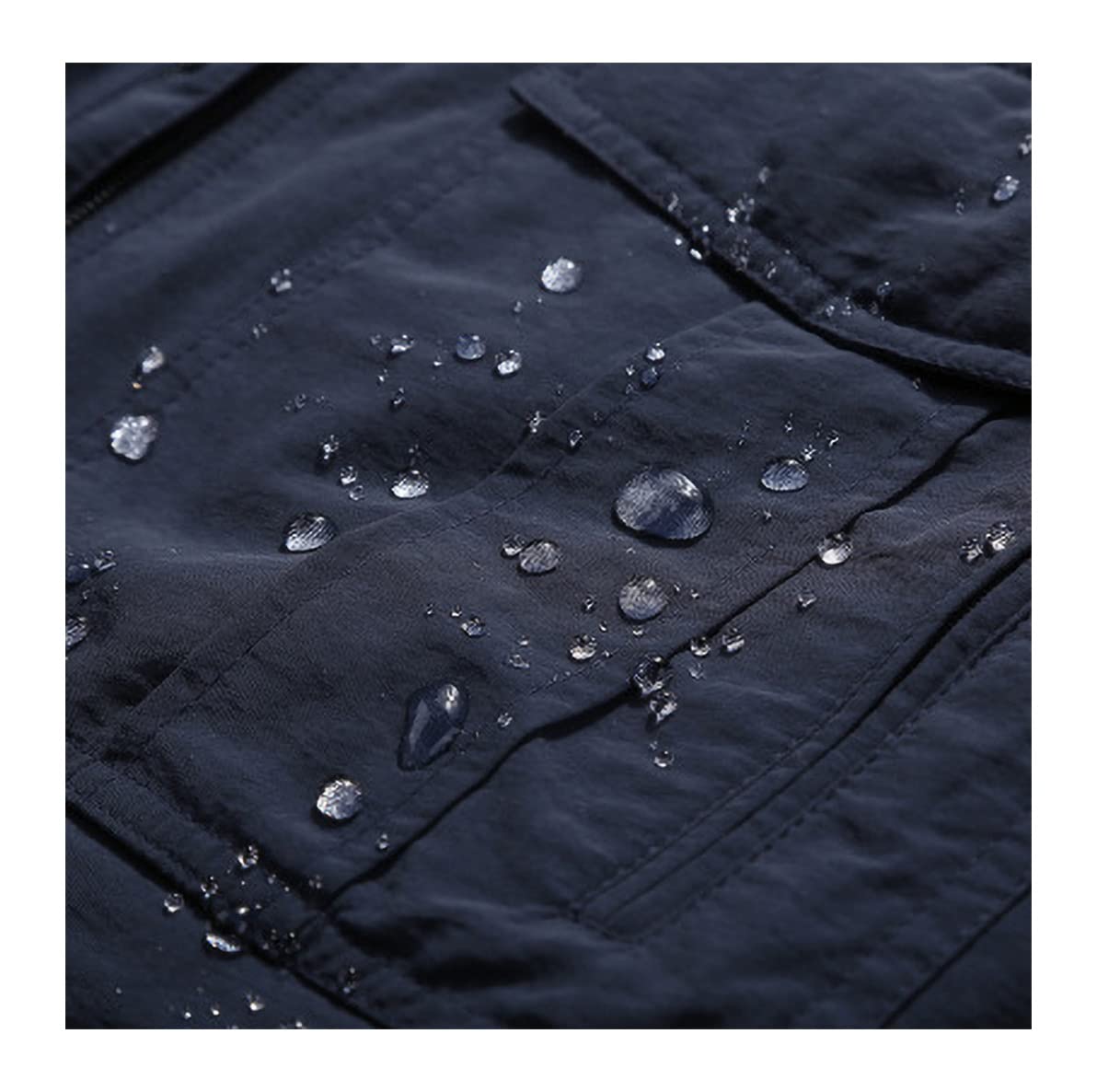 Espesar el chaleco impermeable del invierno del vellón, para hombre multi bolsillos primavera otoño chaleco, fotógrafo chaqueta sin mangas
