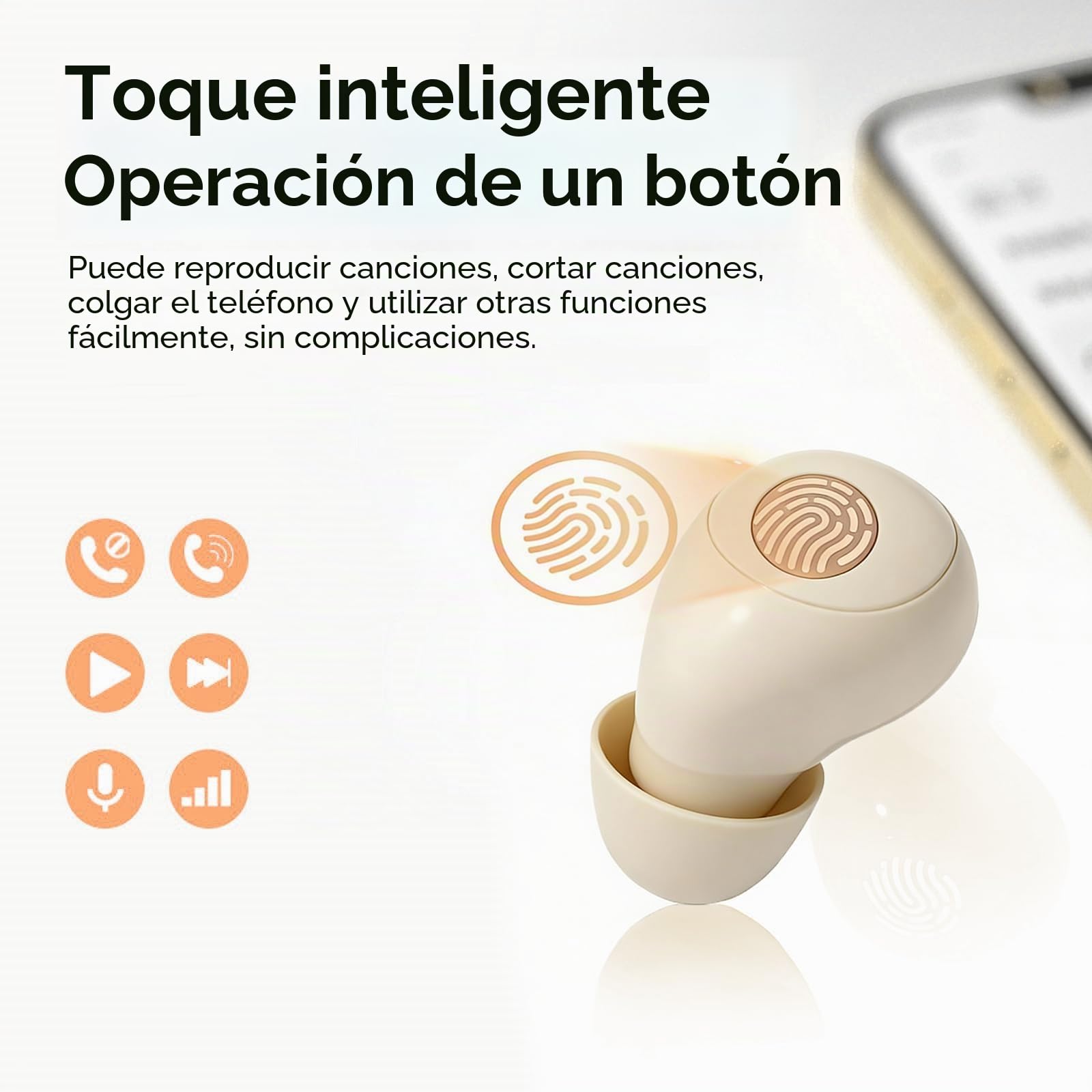 Mini auriculares invisibles Bluetooth inalámbricos en el oído más pequeños auriculares inalámbricos inalámbricos auriculares auriculares inalámbricos auriculares