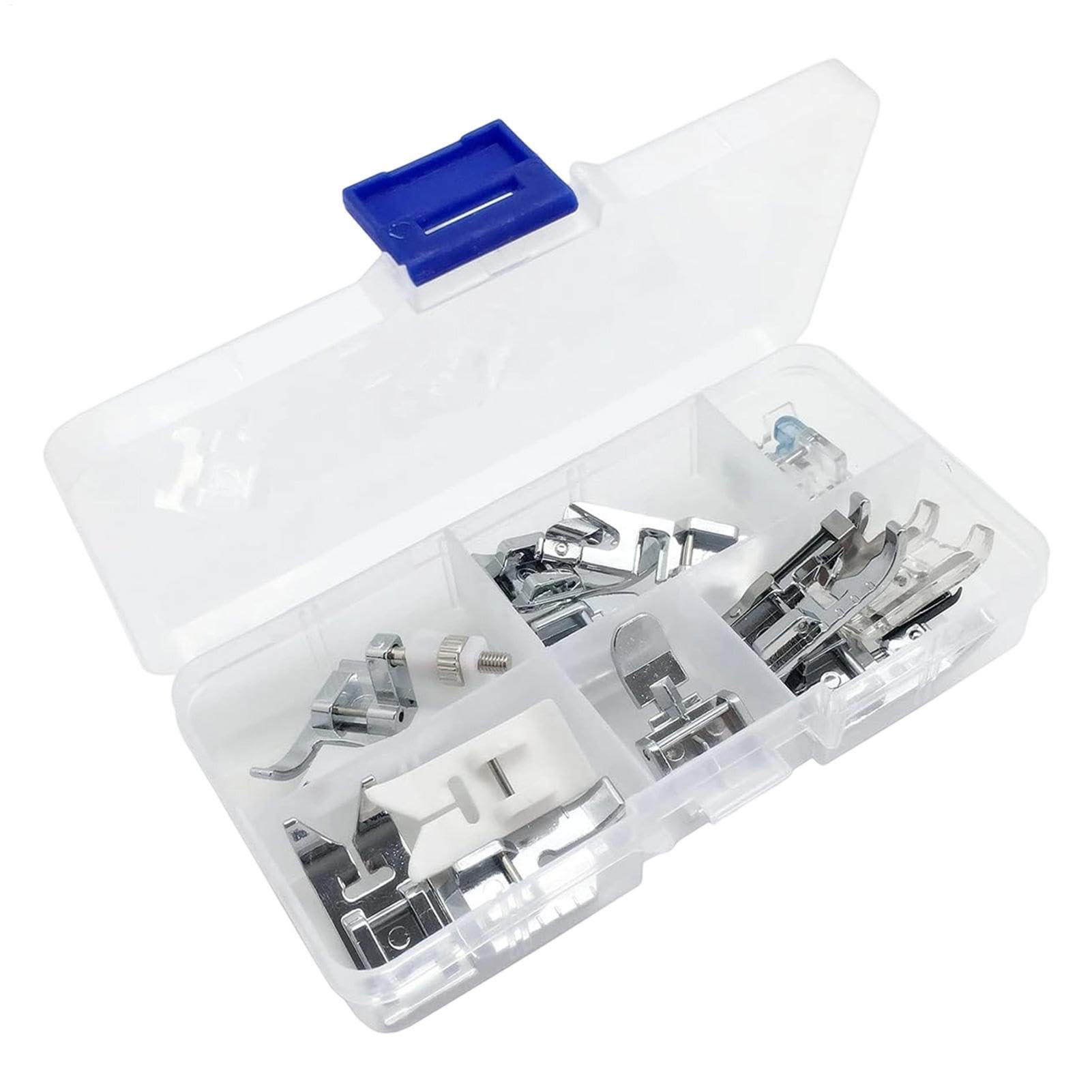 Nähfüße-Set für Nähmaschinen 13-teiliges, universell einsetzbares und | Nähmaschinen-Aufsätze und Nähfüße Set Für Werkstatt, Zuhause, Klassenzimmer, Atelier, Fabrik, B