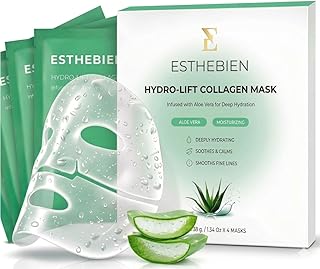 Mascarilla facial de hidrogel de colágeno con...