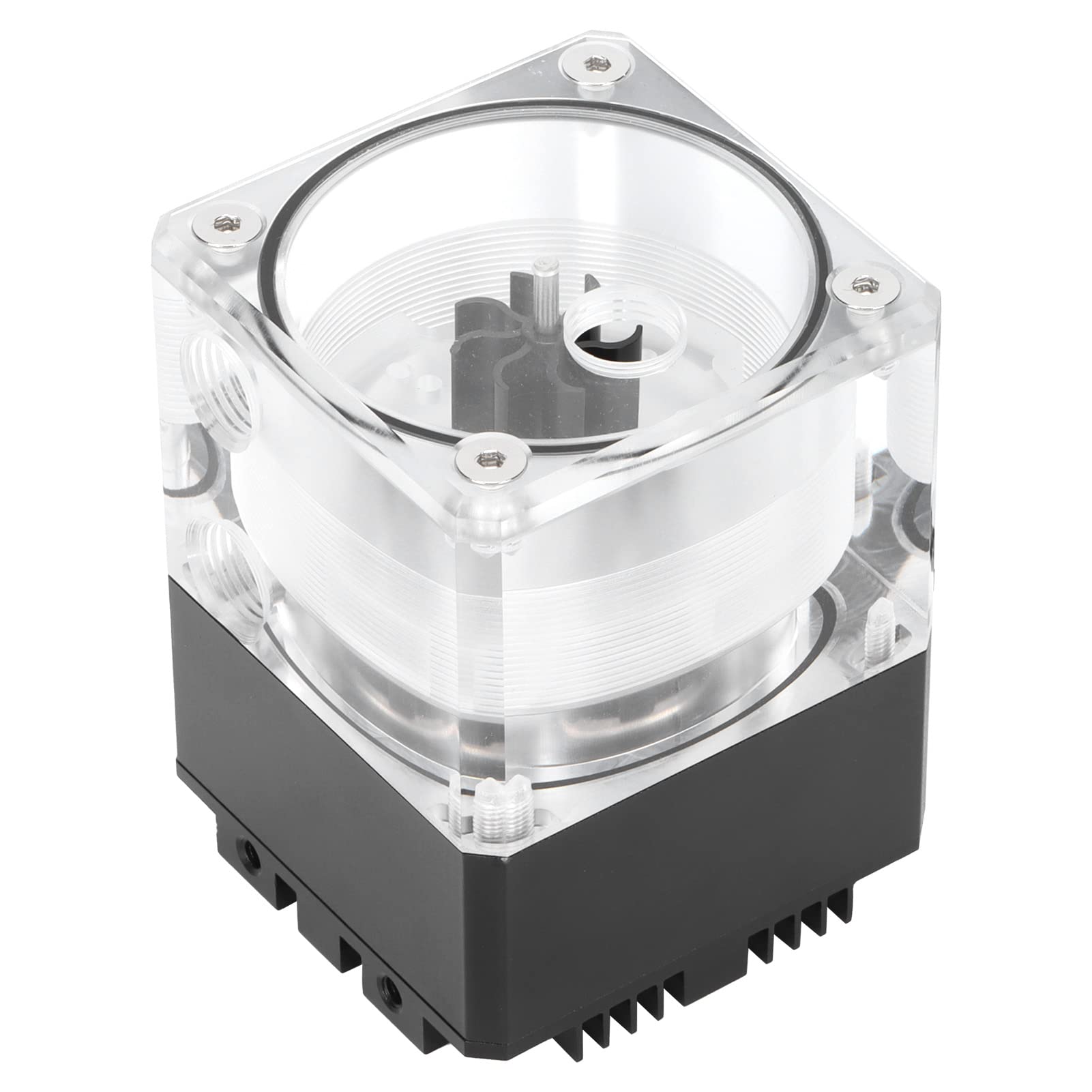 Indicador de Caudal Duradero de Refrigeración por Agua para PC para una Disipación Eficiente del Calor para Jugadores Aleación de Aluminio + Acrílico