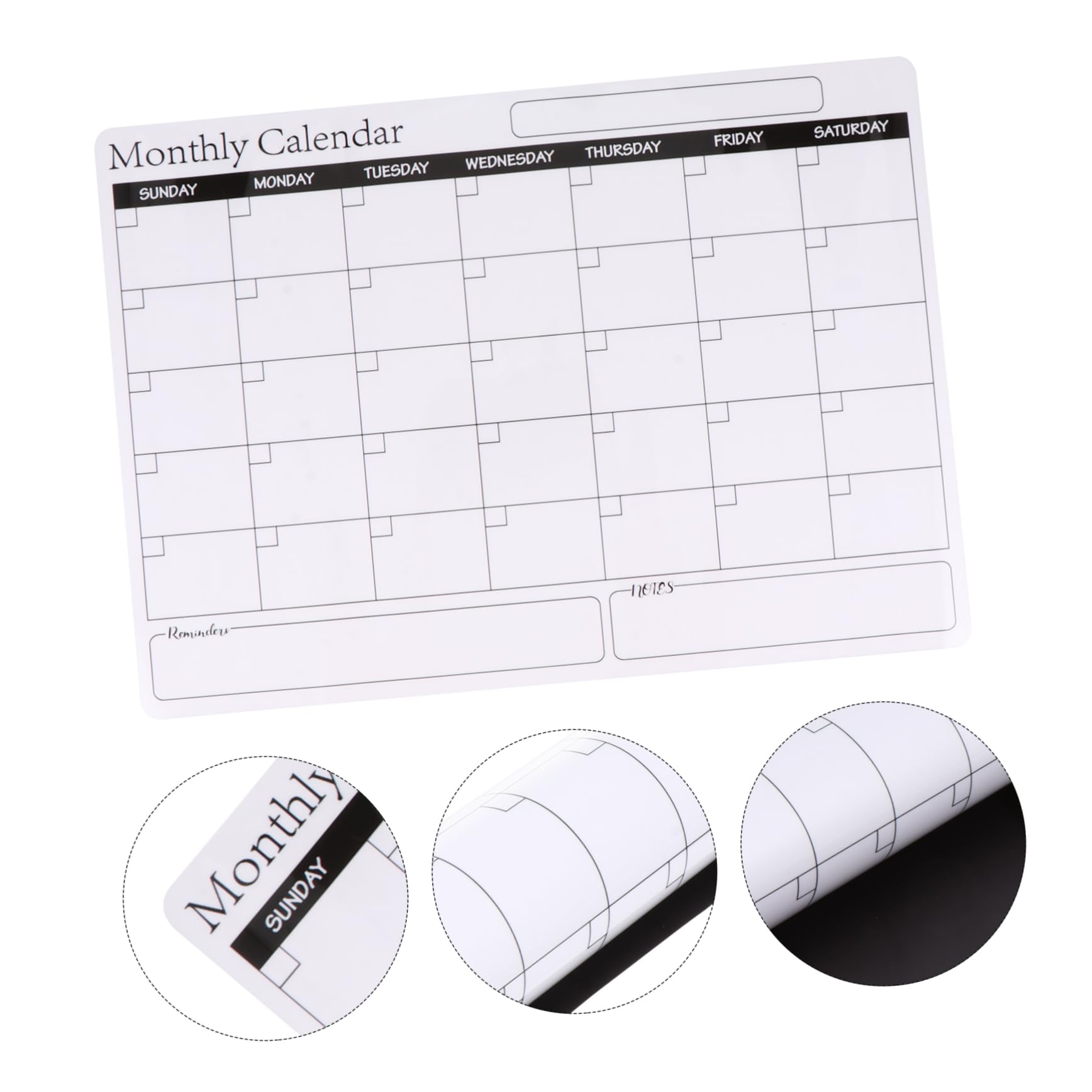 Tofficu 3 Stück Magnetischer Kalender Whiteboard Kalender Magnetkalender Für Kühlschrank Adventskalender Kühlschrankkalender Adventskalender Für Kalender Für Kühlschrank