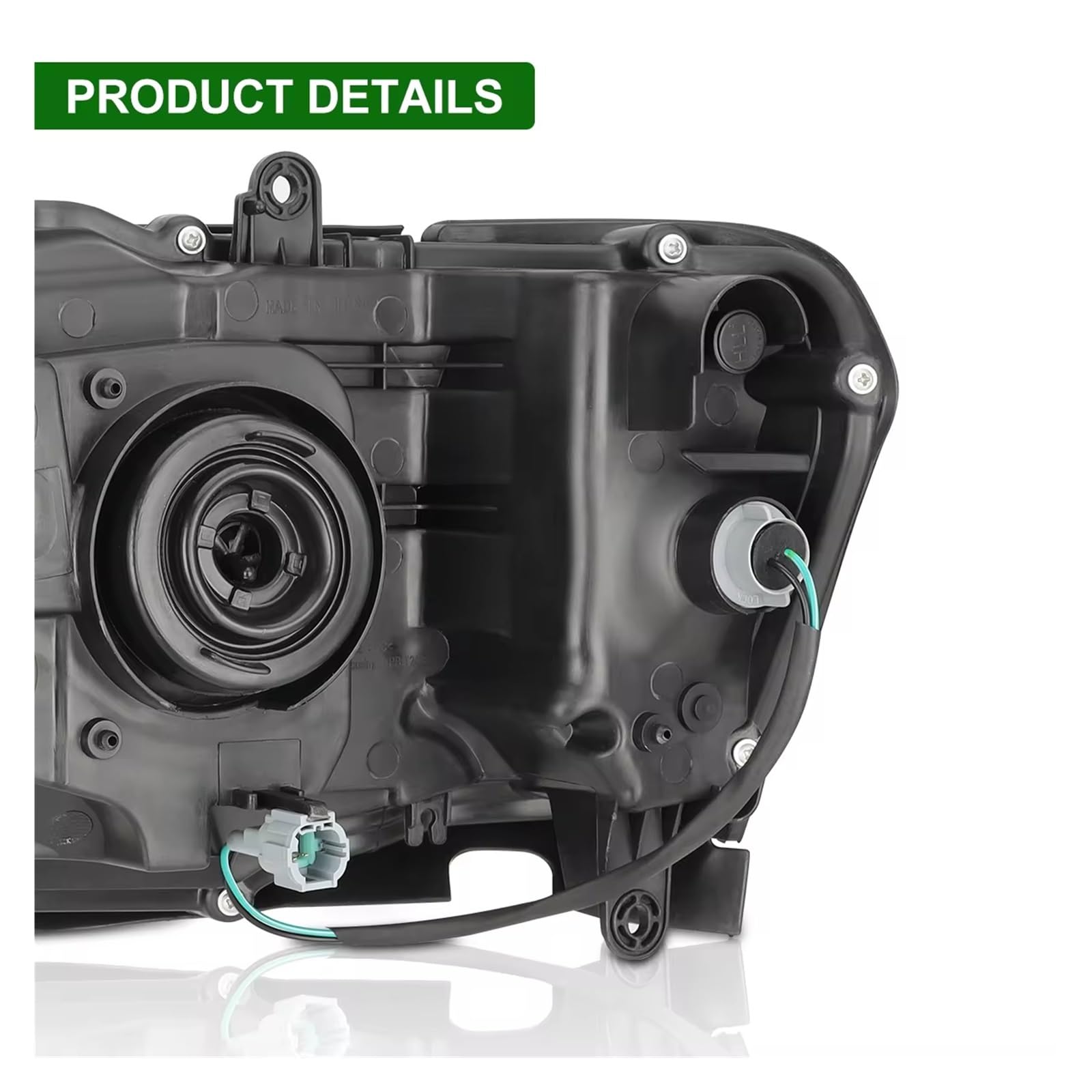 Faros Delanteros Coche para Nissan Patrol GU4 GU5 GU6 GU7 GU8 GU9 Y61 Faro Delantero para Coche con Luces Esquina Parachoques Delantero Impermeable 1 Par Luz Antiniebla