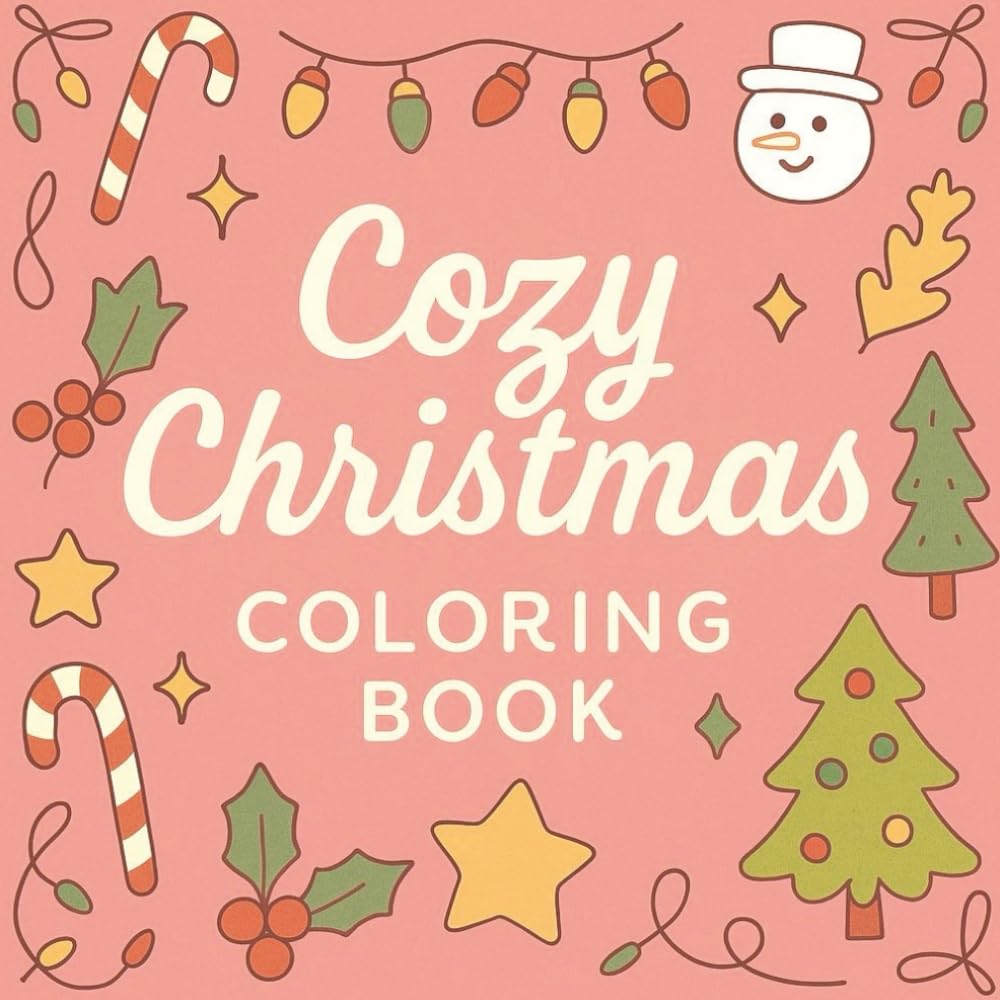 Cozy Christmas Coloring Book: Relaxing Holiday Scenes for All Ages: 30 Festive Winter Designs to Spark Joy, Creativity & Christmas Cheer