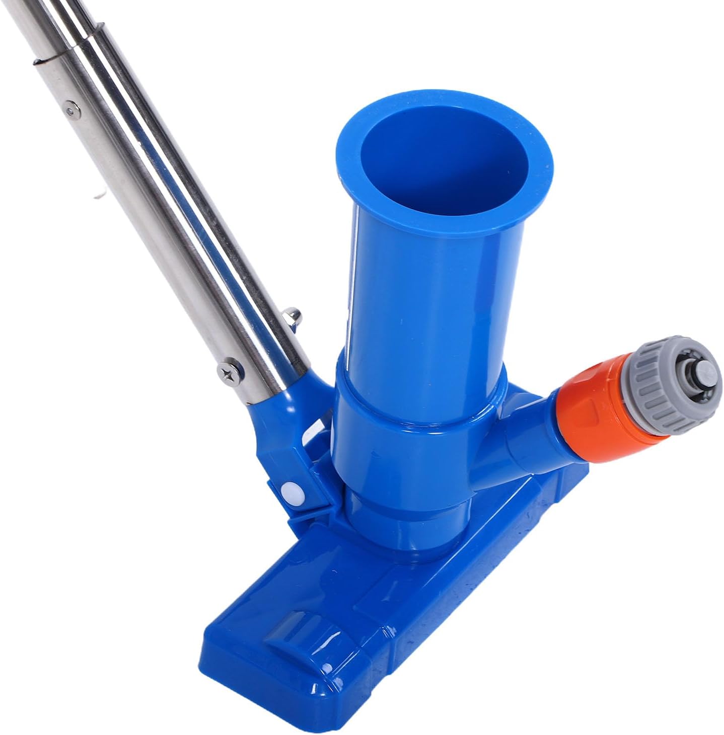 Jeanoko Pool Jet Vacuum Cleaner Reliable Handheld Pool Spa Jet Cleaner with Brush 6 Section Extension Pole for Above Ground Pools for Household Swimming Pools