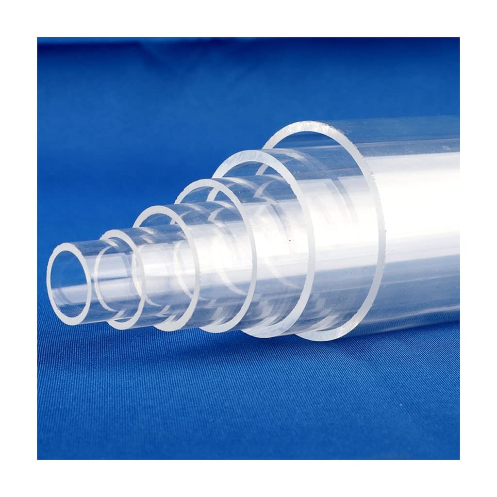 Dfrywdgsey Transparent Acrylic Tube, 1Pcs 50Cm Acrylic Tube Garden Supplies, For Aquarium Drain Pipe Fish Tank Pipes Water Connectors(40Mm)