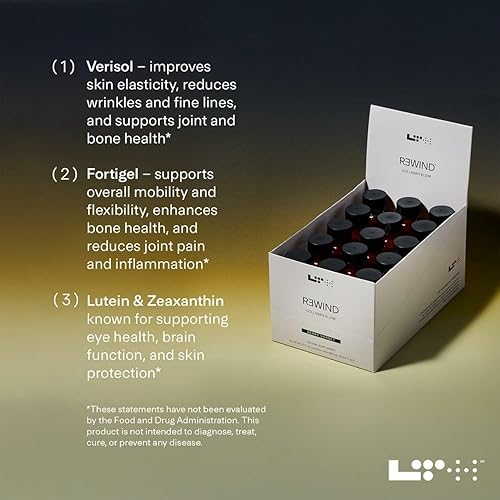 Miniatura 4 de LTH Elixir de colágeno Rewind - Con la confianza de Life Time Members - con péptidos de colágeno, ácido hialurónico y antioxidantes - Apoya la salud