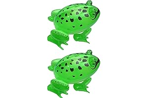 BinaryABC Inflatable Glow Frogs