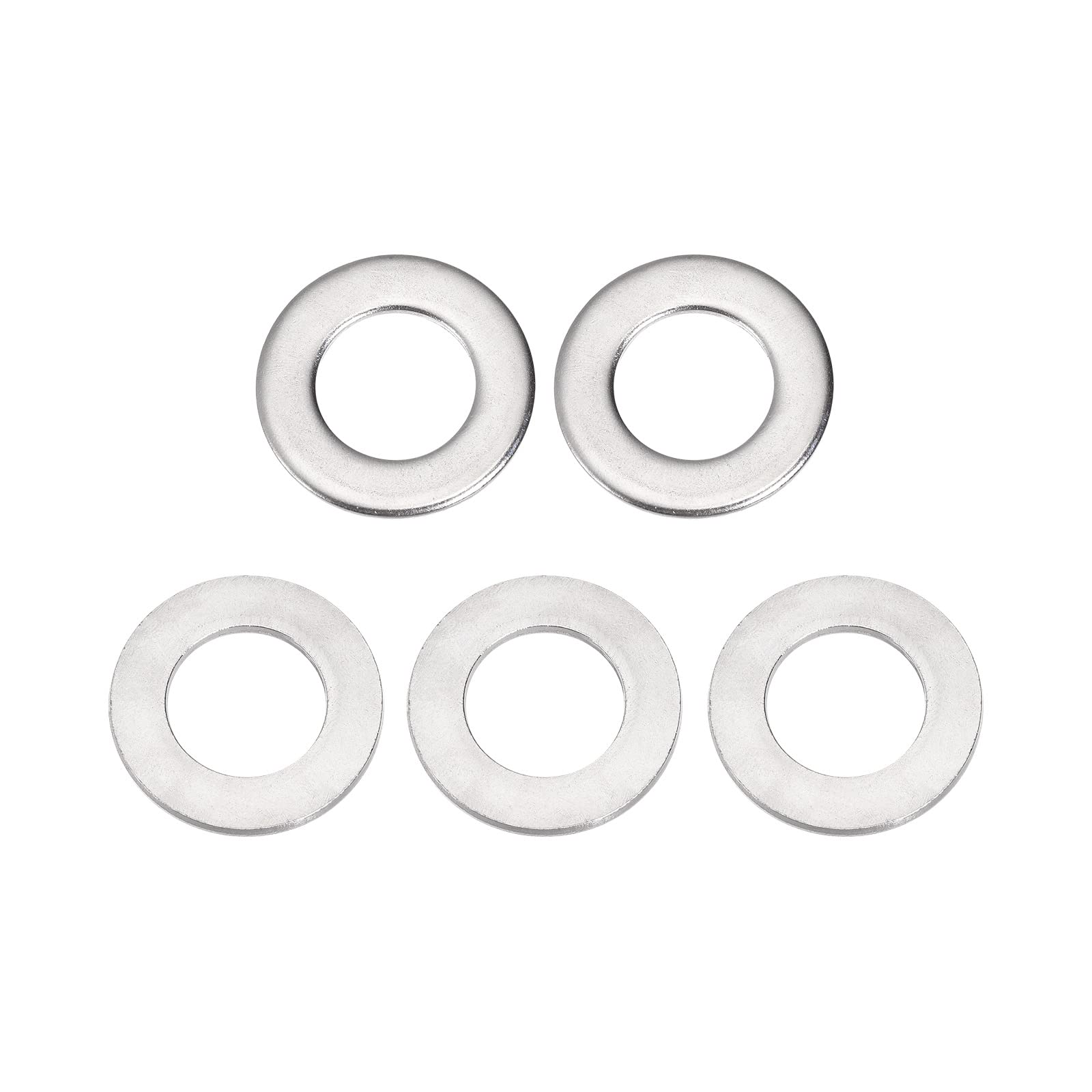DTGN 37.3mmx2.9mm(ODxT) 316 Stainless Steel Flat Washers, 5Pack, Good for 3/4" Industrial Machinery Screw Bolt