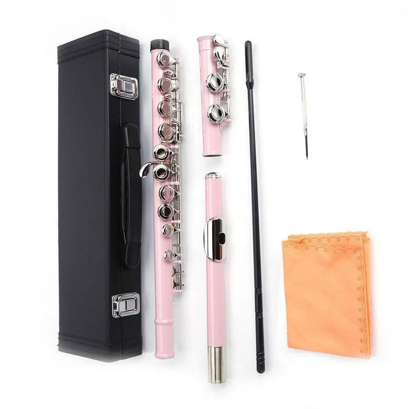 Flute Instruments Profesjonalny flet typu C z 16 otworami