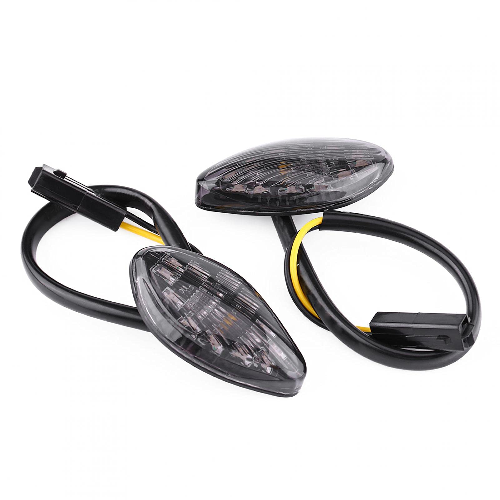 2 Frecce LED Ambra Per Moto Grom 2014-2016 | Indicatori Di Direzione Universali 12V Con 12 LED L'una | Kit Con Cuscinetti Autoadesivi