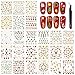 MELLIEX 24 Feuilles Stickers Ongles Noël, 3D Laser Nail Art Autocollants pour Noël Ongles Autocollants Noël avec Pince à Épiler pour Femmes Fille