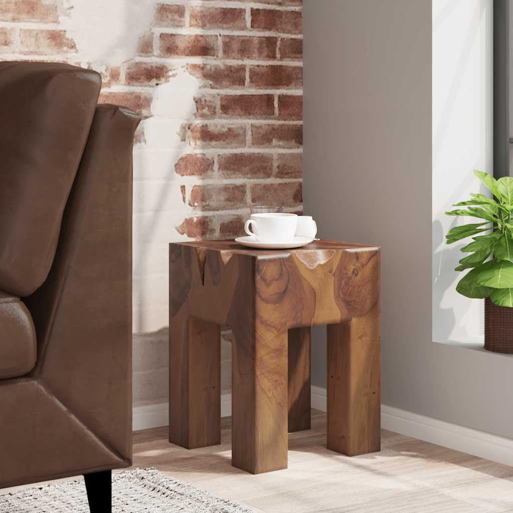 vidaXL Taburete de Madera Maciza de Teca
