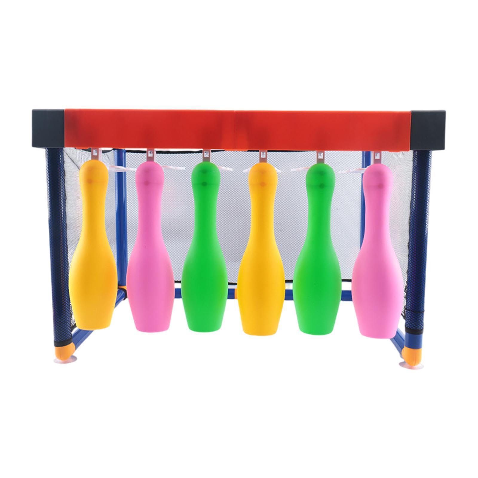 Gioco di bowling per bambini con birilli e palla per bambini per un divertente gioco di gruppo. Progettato per resistere a sessioni di energiche. Leggero ma robusto.