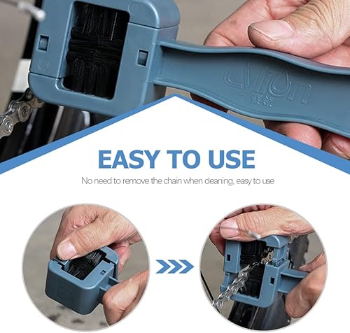 Miniatura 4 de Limpiador de cadena de bicicleta reutilizable Cepillo de motocicleta conveniente limpiador profesional de motocicleta