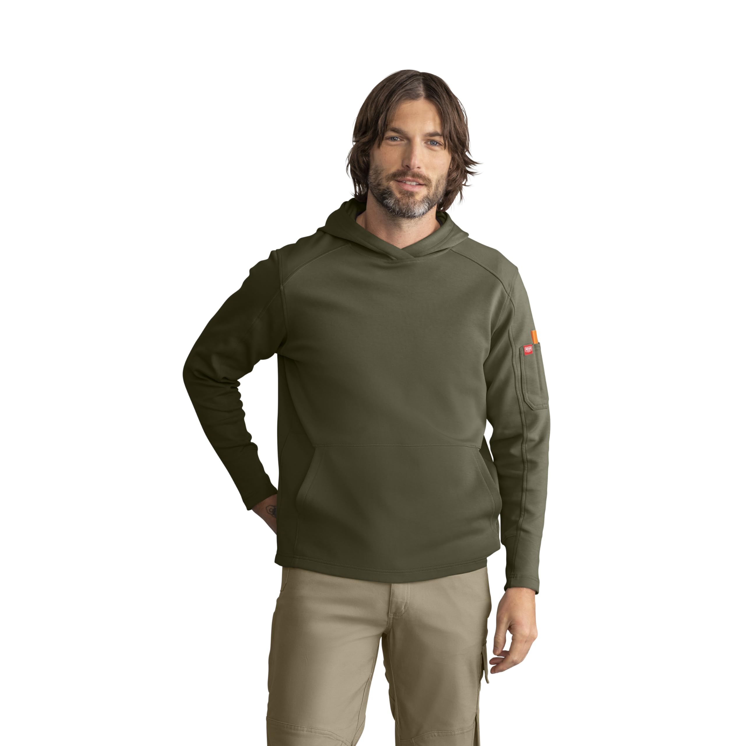 Red Kap Mens Water Repellant Pullover Hoodie