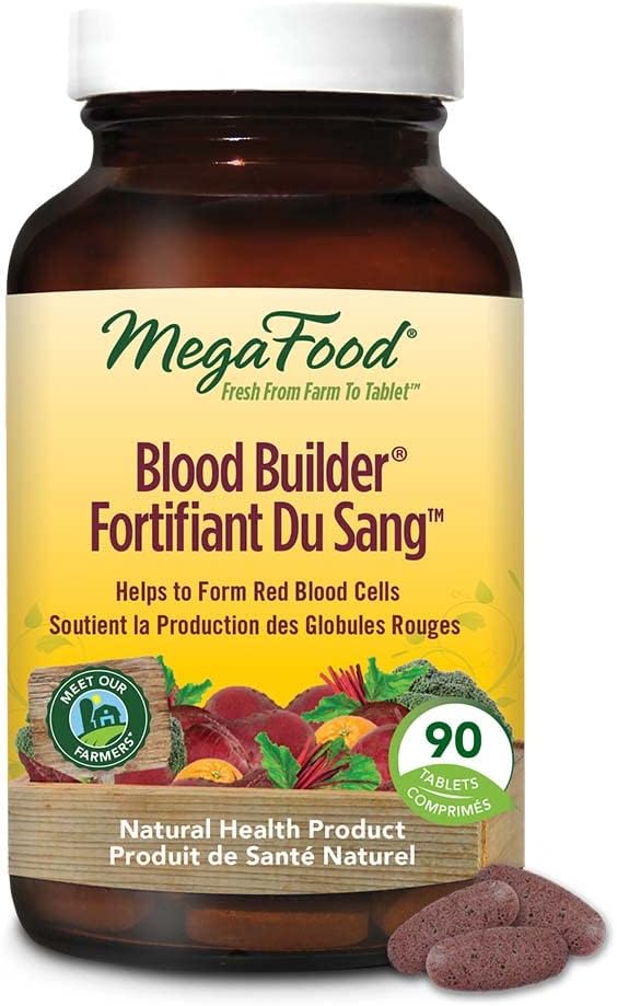MegaFood Vegan Iron Supplements Pills for Women Iron Deficiency